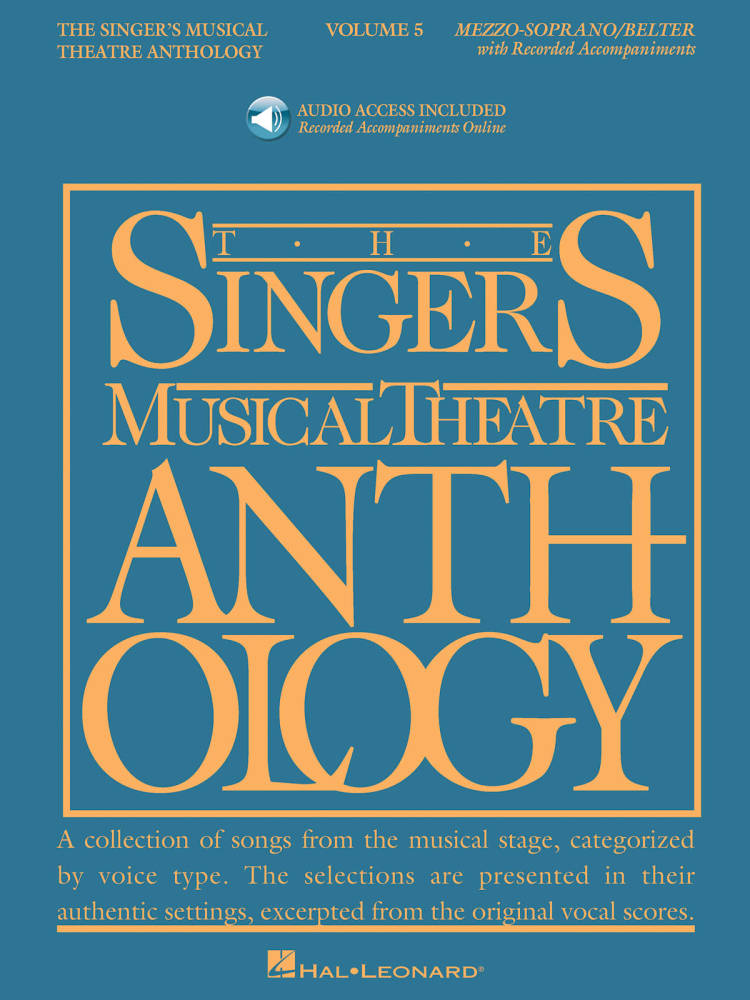 The Singer\'s Musical Theatre Anthology Volume 5 - Walters - Mezzo-Soprano/Belter Voice - Book/Audio Online