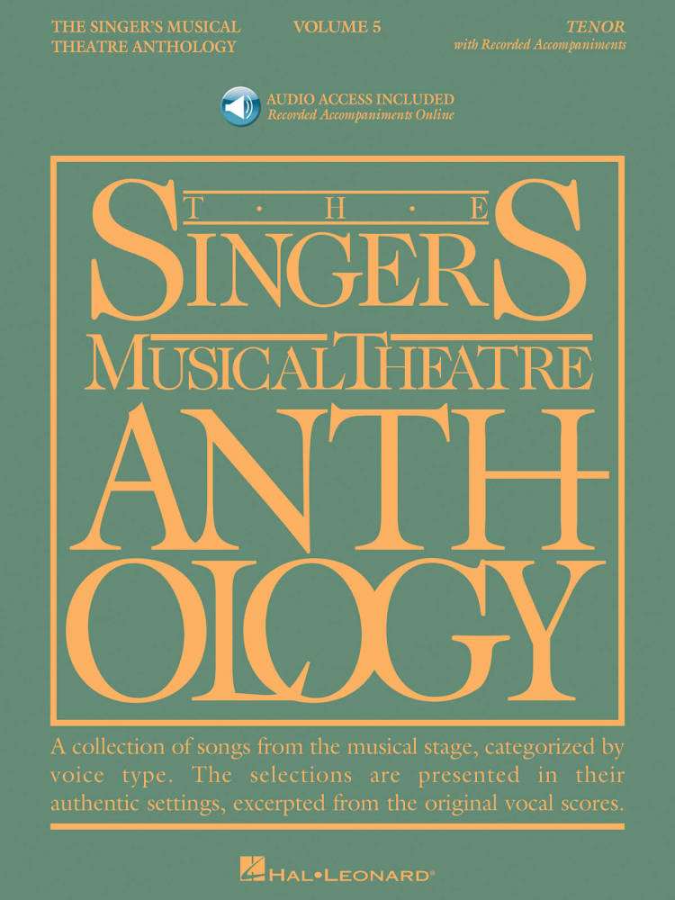 The Singer\'s Musical Theatre Anthology Volume 5 - Walters - Tenor Voice - Book/Audio Online