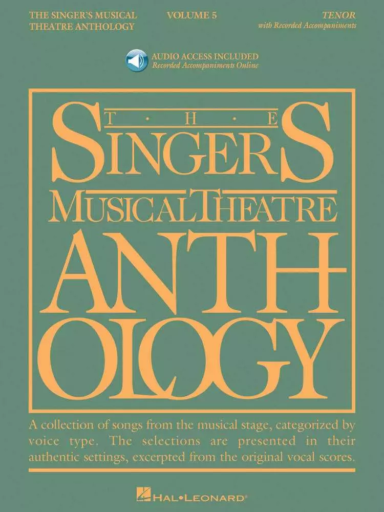 The Singer\'s Musical Theatre Anthology Volume 5 - Walters - Tenor Voice - Book/Audio Online