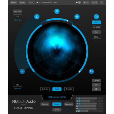Halo Upmix - Stereo to 5.1 and 7.1 Upmixer - Download