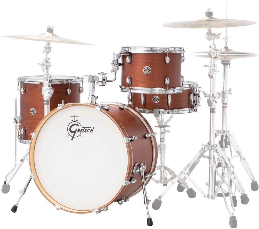 Catalina Club Classic 4-Piece Shell Pack (20,14,12,SD) - Satin Walnut Glaze