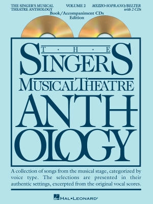 Hal Leonard - The Singers Musical Theatre Anthology Volume 2 - Walters - Mezzo-Soprano/Belter Voice - Book/2 CDs