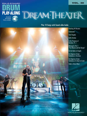 Dream Theater: Drum Play-Along Volume 30 - Drum Set - Book/Audio Online