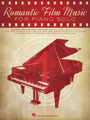Romantic Film Music - Intermediate/Advanced Piano - Book