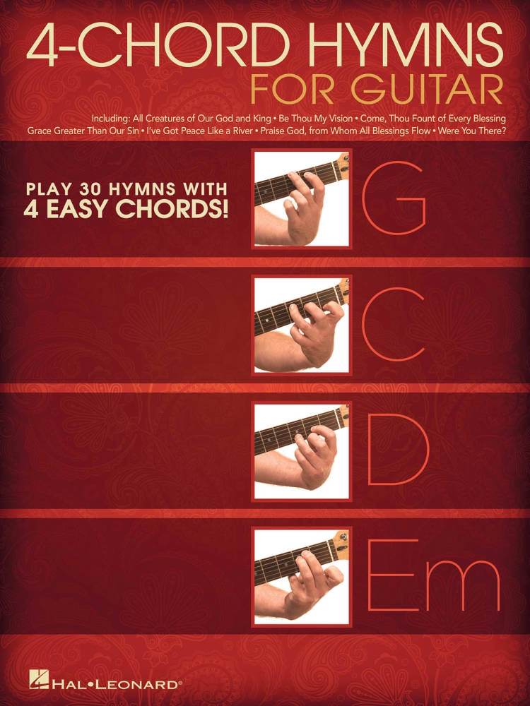 4-Chord Hymns for Guitar - Book