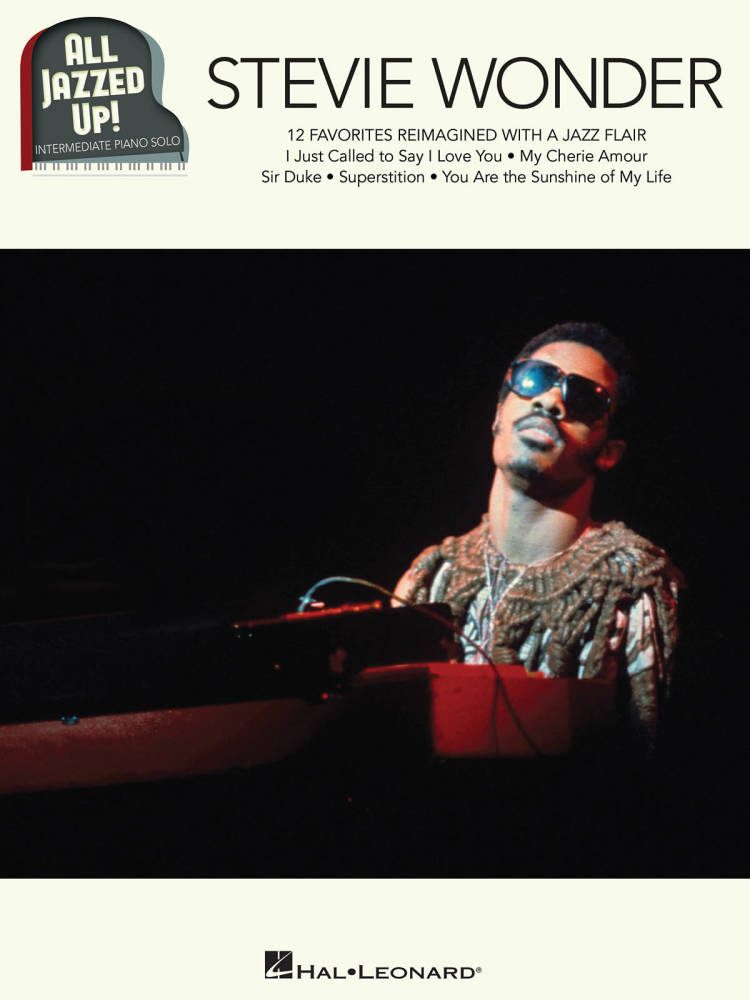 Stevie Wonder: All Jazzed Up! - Intermediate Piano - Book