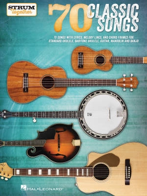 Hal Leonard - 70 Classic Songs--Strum Together - Guitare /Ukull /Mandoline /Banjo - Livre