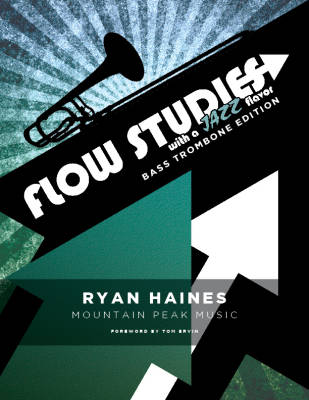 Flow Studies With A Jazz Flavor Bass Trombone - Haines - Book