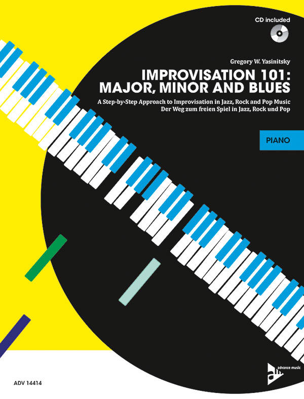 Improvisation 101: Major, Minor, and Blues - Yasinitsky - Keyboard/Piano - Book/CD