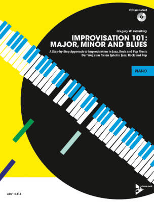 Advance Music - Improvisation 101: Major, Minor, and Blues - Yasinitsky - Keyboard/Piano - Book/CD