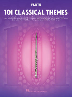 Hal Leonard - 101 Classical Themes for Flute - Book