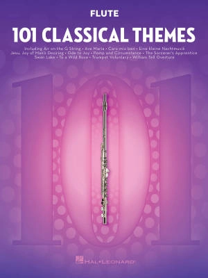 101 Classical Themes for Flute - Book