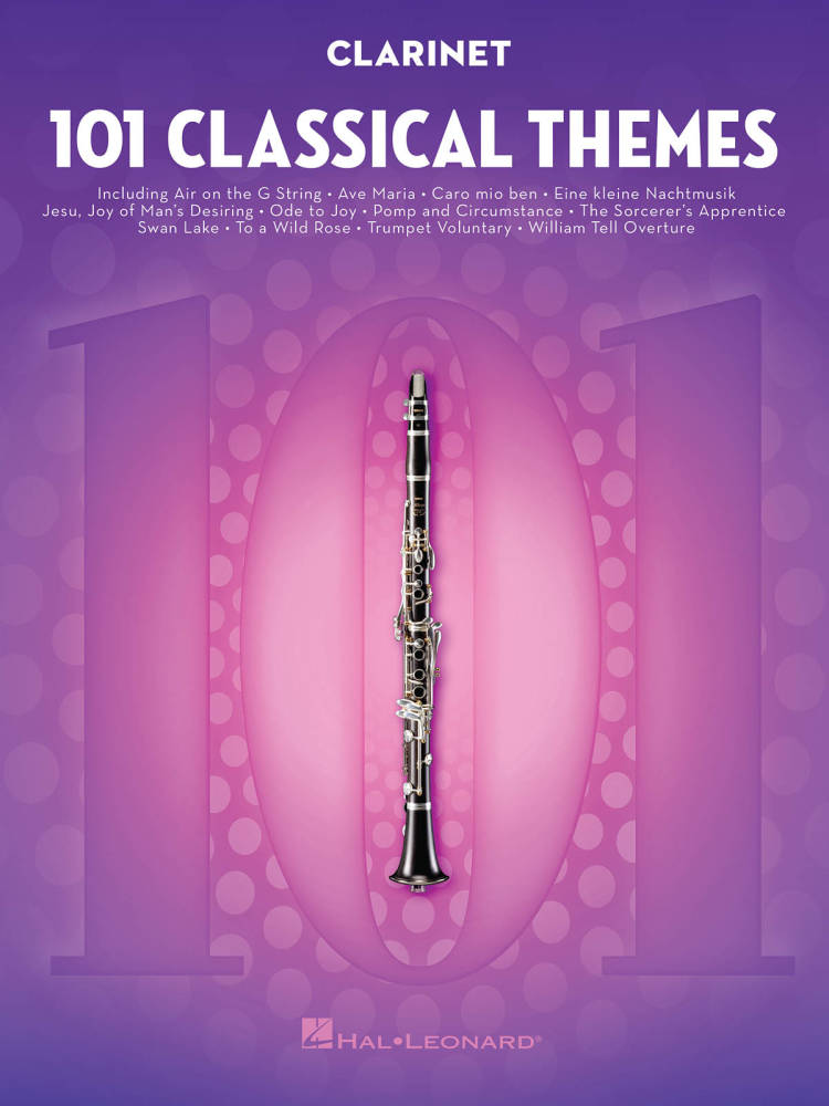 101 Classical Themes for Clarinet - Book