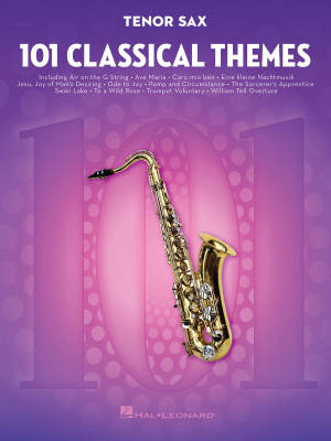 101 Classical Themes for Tenor Sax - Book