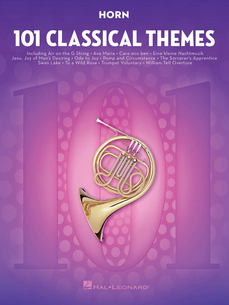 101 Classical Themes for Horn - Book
