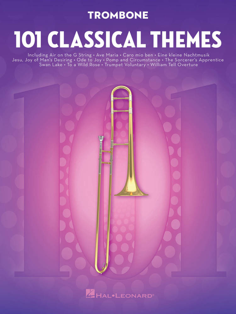 101 Classical Themes for Trombone - Book