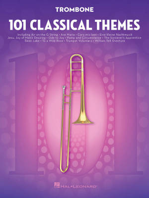 Hal Leonard - 101 Classical Themes for Trombone - Book
