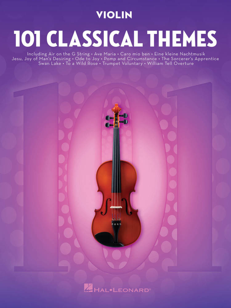 101 Classical Themes for Violin - Book