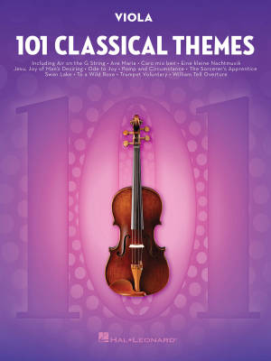 Hal Leonard - 101 Classical Themes for Viola - Book