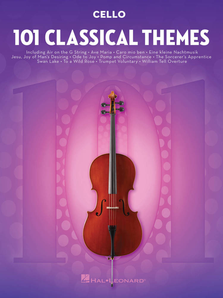 101 Classical Themes for Cello - Book