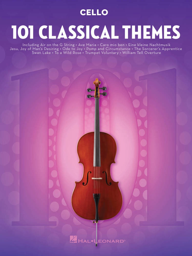 101 Classical Themes for Cello - Livre