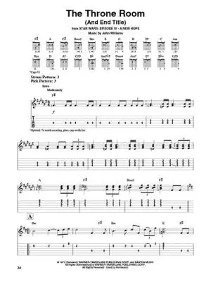 Star Wars - Williams - Easy Guitar TAB - Book