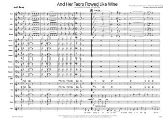 And Her Tears Flowed Like Wine - Lawrence /Kenton /Greene /Glasscock - Jazz Ensemble/Vocal - Gr. Difficult