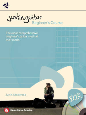 JustinGuitar Beginner\'s Course - Sandercoe - Guitar - Book/CD