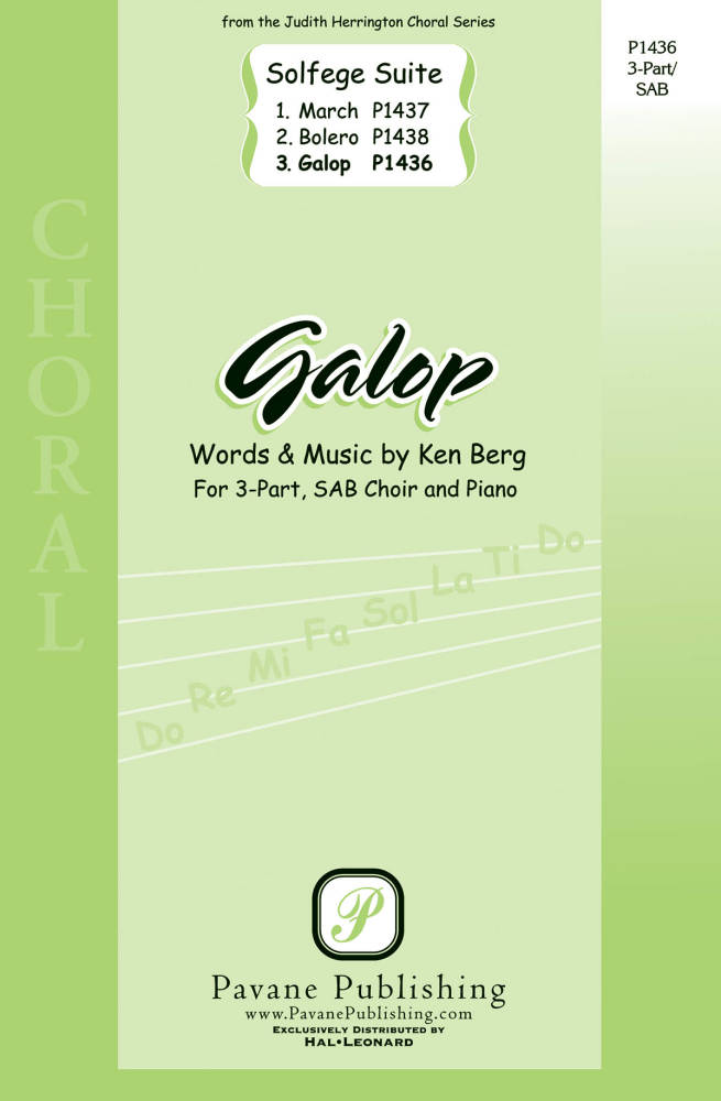 Galop (from Solfege Suite) - Berg - SAB