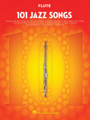 101 Jazz Songs for Flute - Book