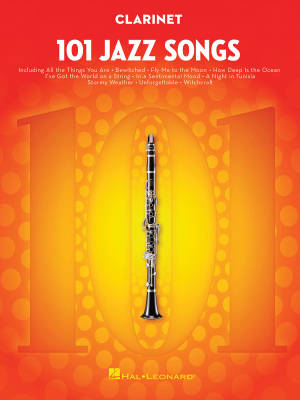 Hal Leonard - 101 Jazz Songs for Clarinet - Book