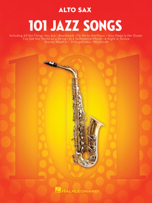 101 Jazz Songs for Alto Saxophone - Book