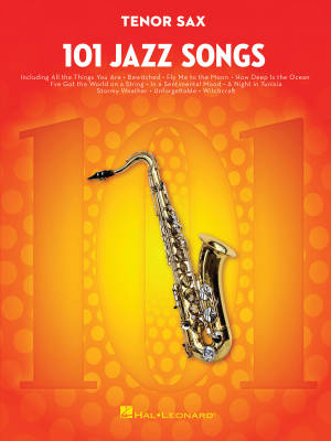 Hal Leonard - 101 Jazz Songs for Tenor Saxophone - Book
