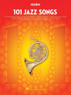 101 Jazz Songs for Horn - Book