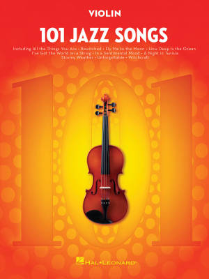 101 Jazz Songs for Violin - Book