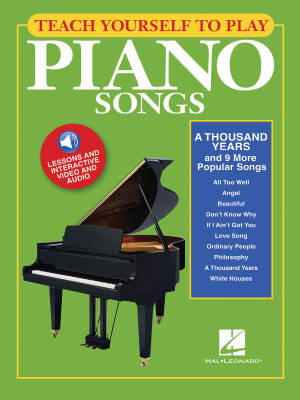 Teach Yourself to Play \'A Thousand Years\' & 9 More Popular Songs - Piano - Book/Media Online