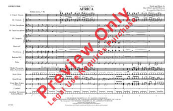 Africa: As Recorded by Toto - Paich/Porcaro/Ford - Marching Band - Gr. 3.5