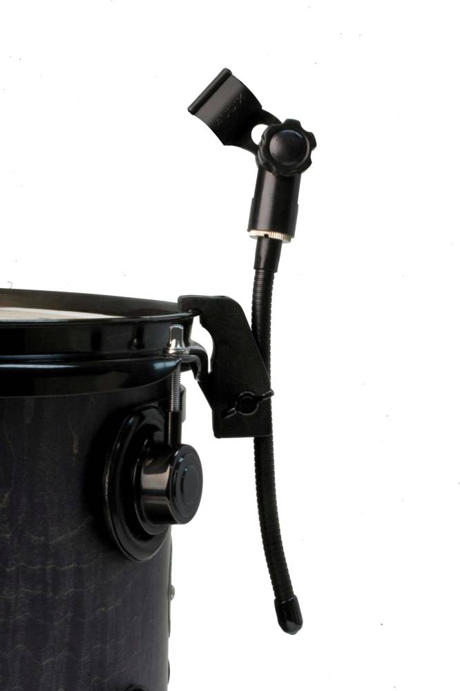 DVICE Flexible Mini-Gooseneck with Rim Mounted Drum Mic Clip