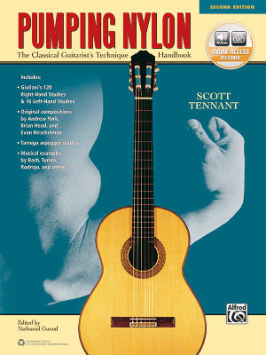 Alfred Publishing - Pumping Nylon (Second Edition): A Classical Guitarists Technique Handbook - Tennant - Book/Audio Online
