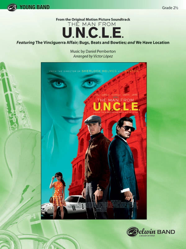 The Man from U.N.C.L.E. (from the Original Motion Picture Soundtrack) - Pemberton/Lopez - Concert Band - Gr. 2.5