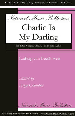 Hal Leonard - Charlie Is My Darling - Beethoven/Chandler - SAB/Violin/Cello/Piano