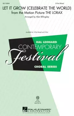 Hal Leonard - Let It Grow (Celebrate the World) - Billingsley - 3pt Mixed