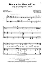 Down To The River To Pray (with Lord, Listen To Your Children) - Medema/Mcdonald - SATB