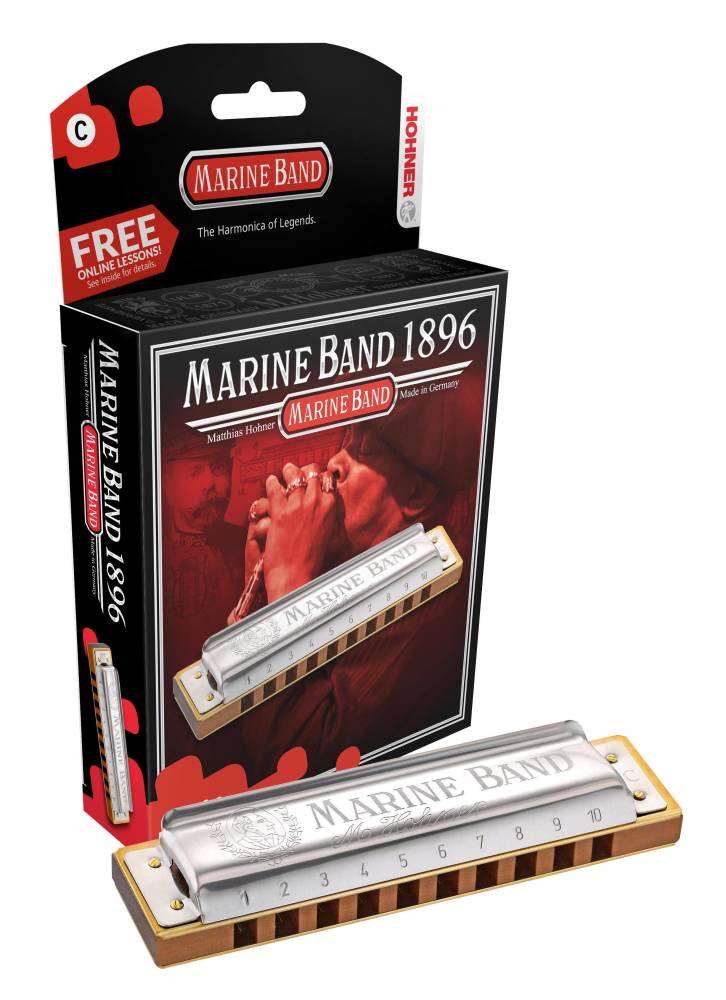 Marine Band Harmonica Natural - Minor Key Of Bb