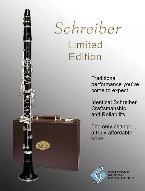 Grenadilla Bb Clarinet with Silver Plated Keys