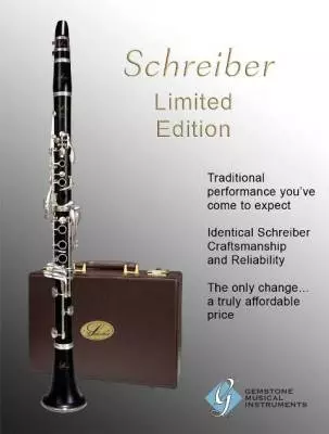 Grenadilla Bb Clarinet with Silver Plated Keys