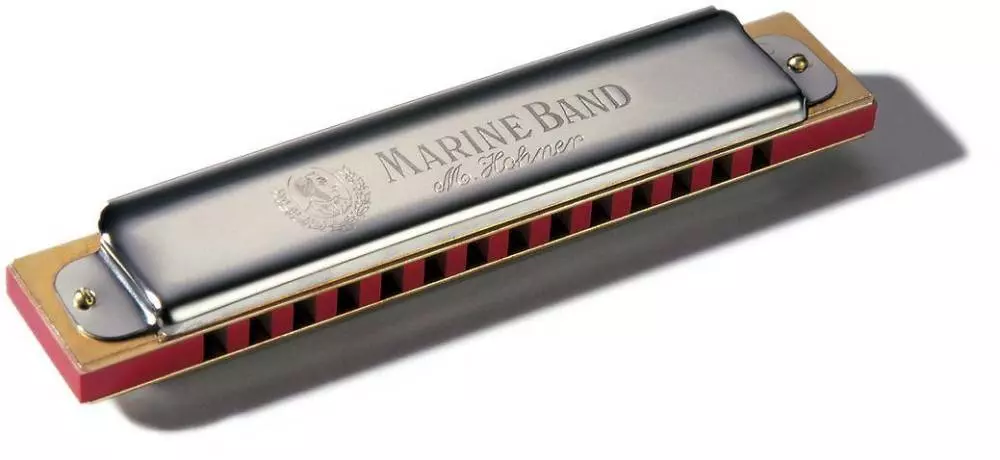Marine Band 14 Hole Harmonica - Key Of G