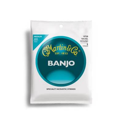 5 String Banjo Set - 10, 12, 16, 23, 10