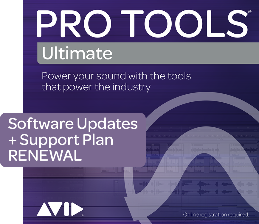 Pro Tools Ultimate 1-Year Software Updates & Support Plan - Renewal (Boxed)