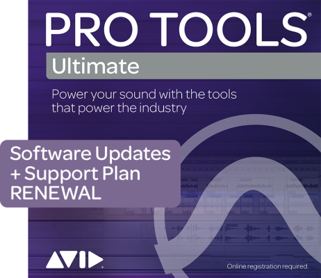 Pro Tools Ultimate 1-Year Software Updates & Support Plan - Renewal